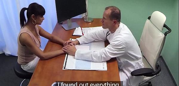  Tanned patient fucks muscular doctor